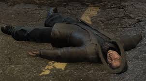 Unamed Dead Body. Batman Arkham City